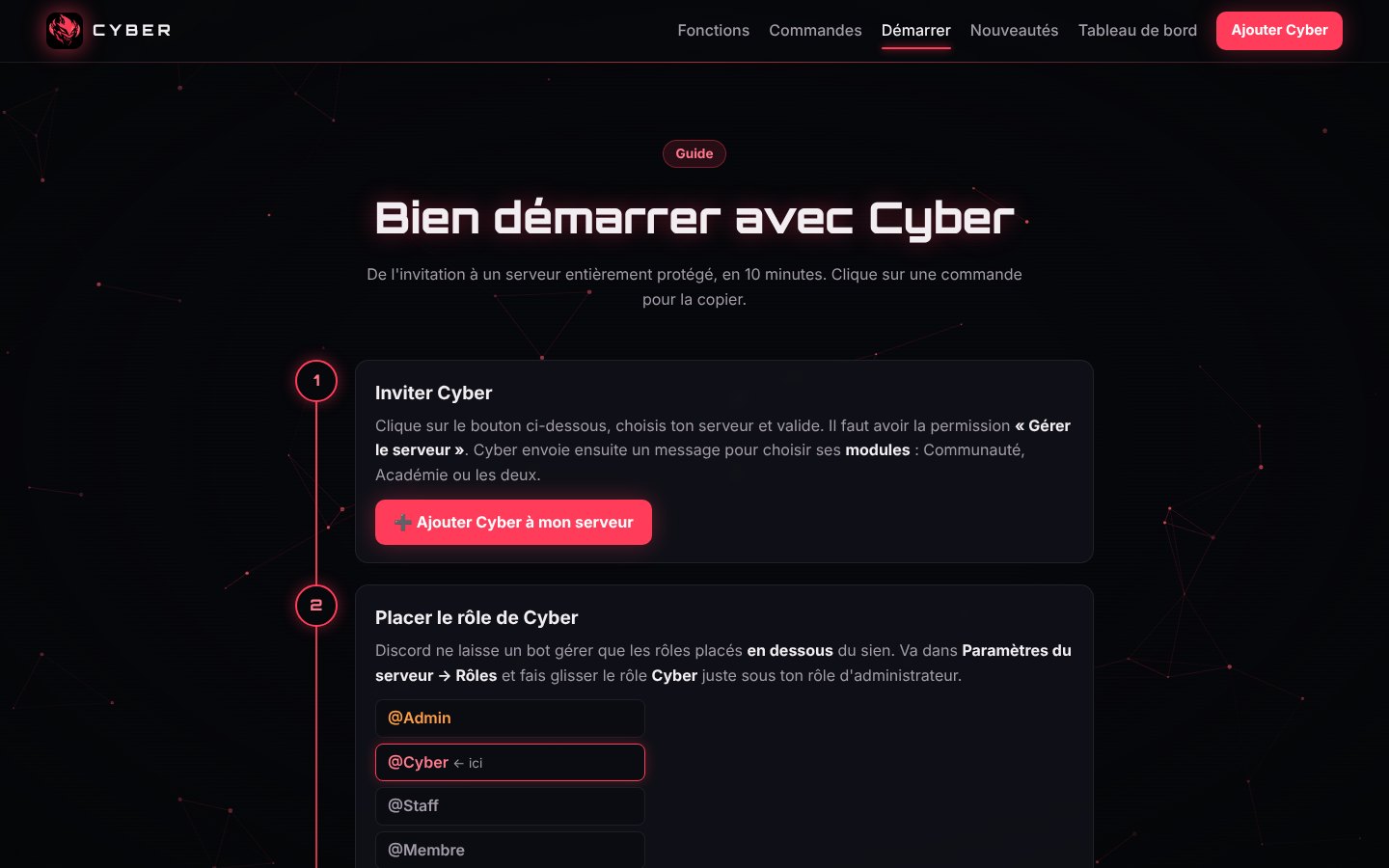 Bien démarrer